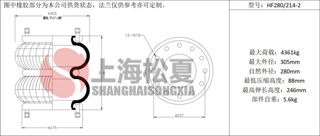 拖車用<a href='http://www.yswchina.com/' target='_blank'><u>空氣彈簧</u></a>